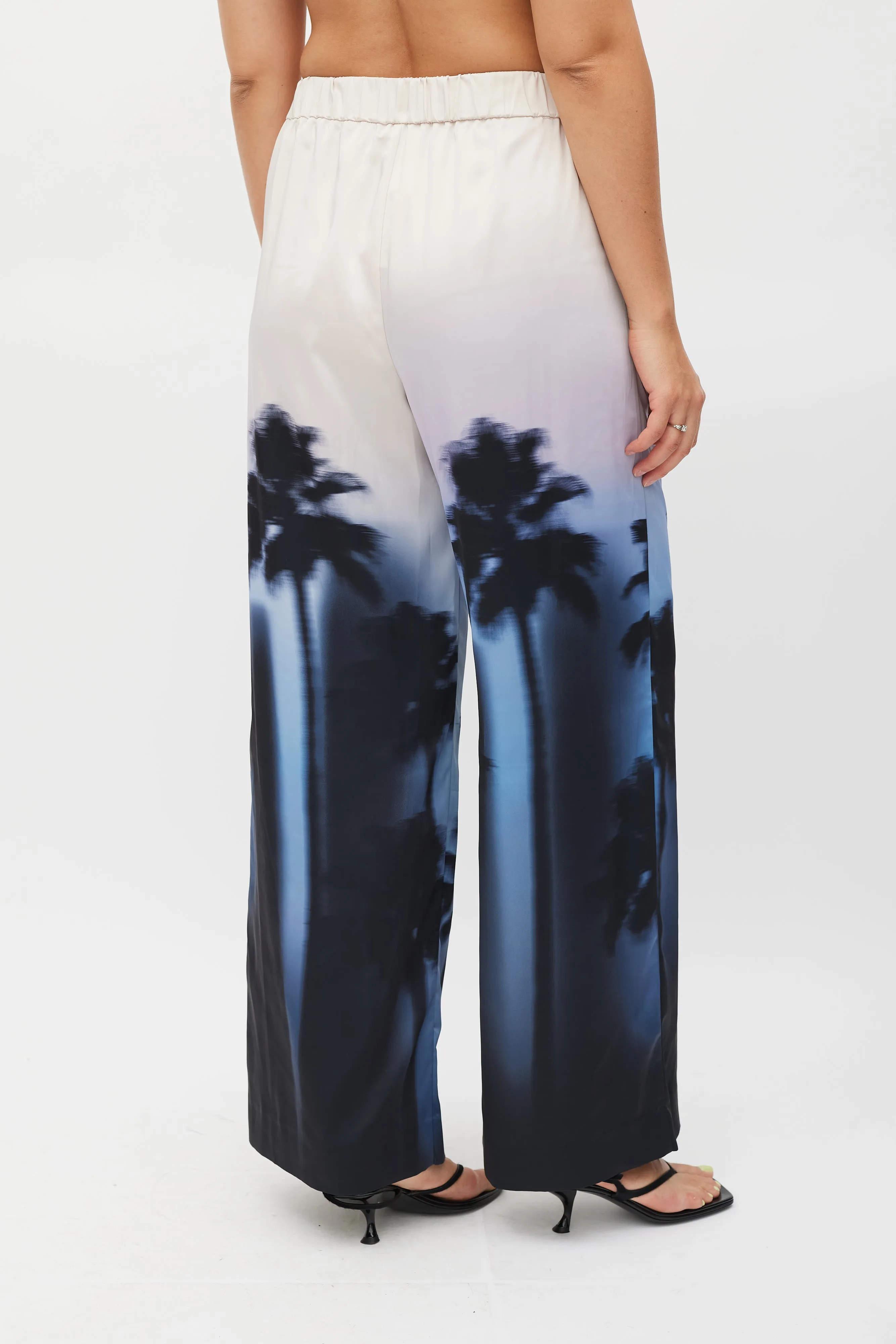 Beige & Multicolour Graident Co-Ord Set