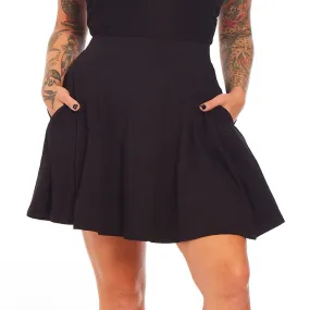 Black Skater Skirt