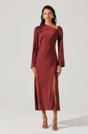 Catriona Satin Maxi Dress