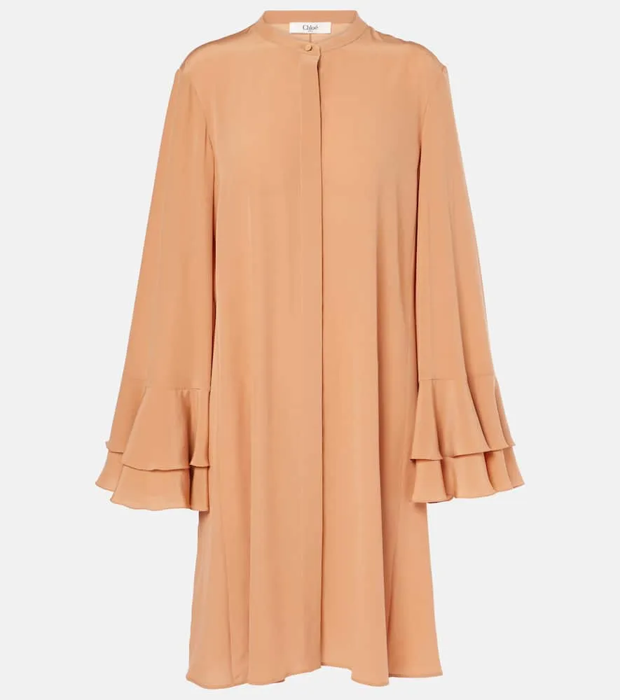 Chloe Silk crêpe de chine minidress