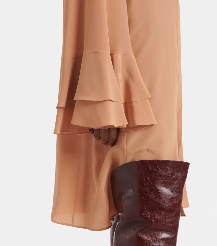 Chloe Silk crêpe de chine minidress