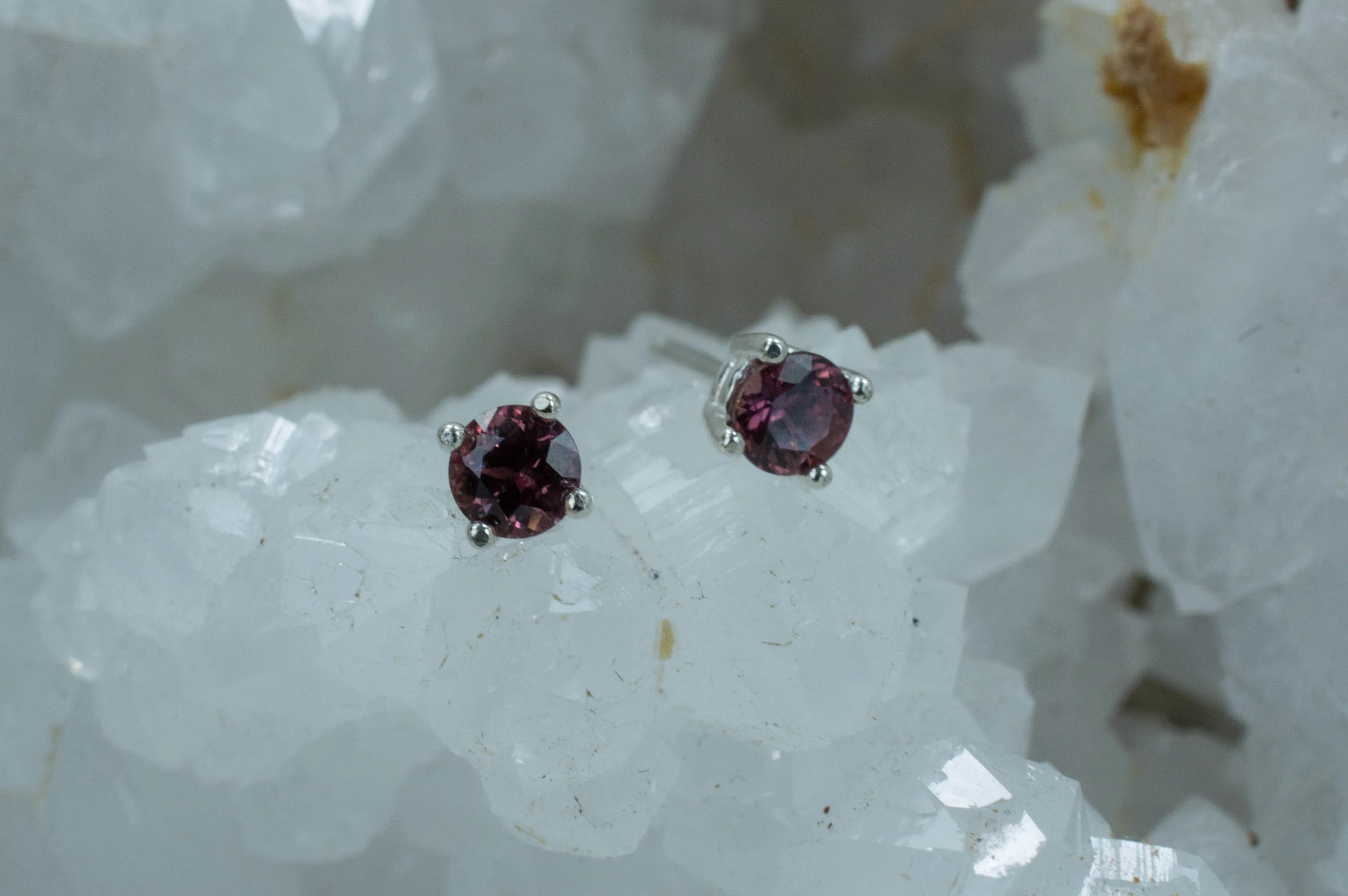 Color Change Sapphire Earrings, Genuine Untreated Mozambique Sapphire