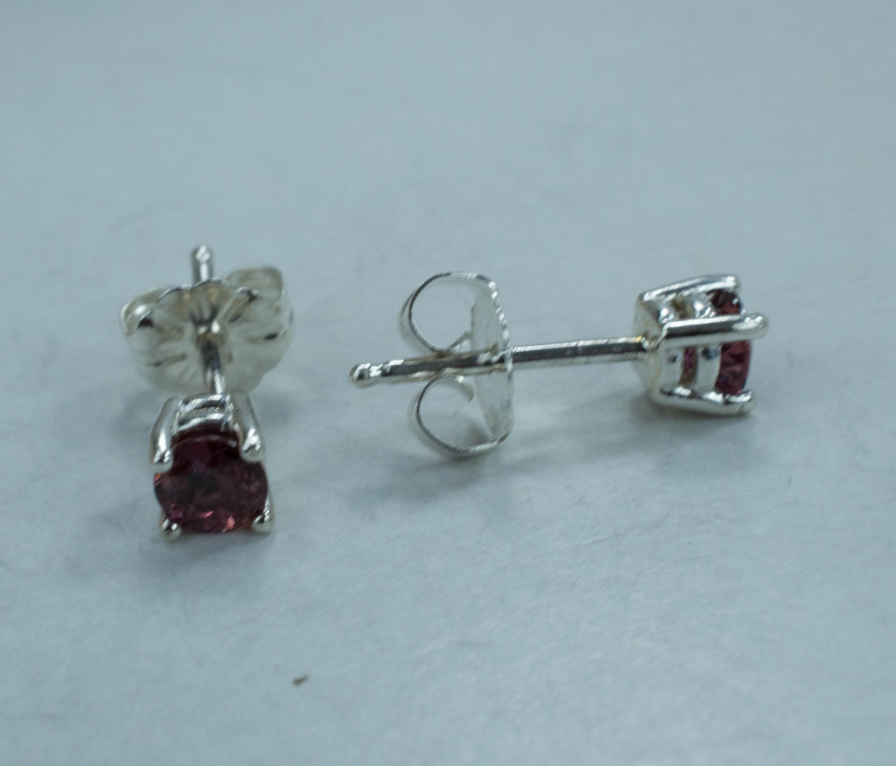 Color Change Sapphire Earrings, Genuine Untreated Mozambique Sapphire