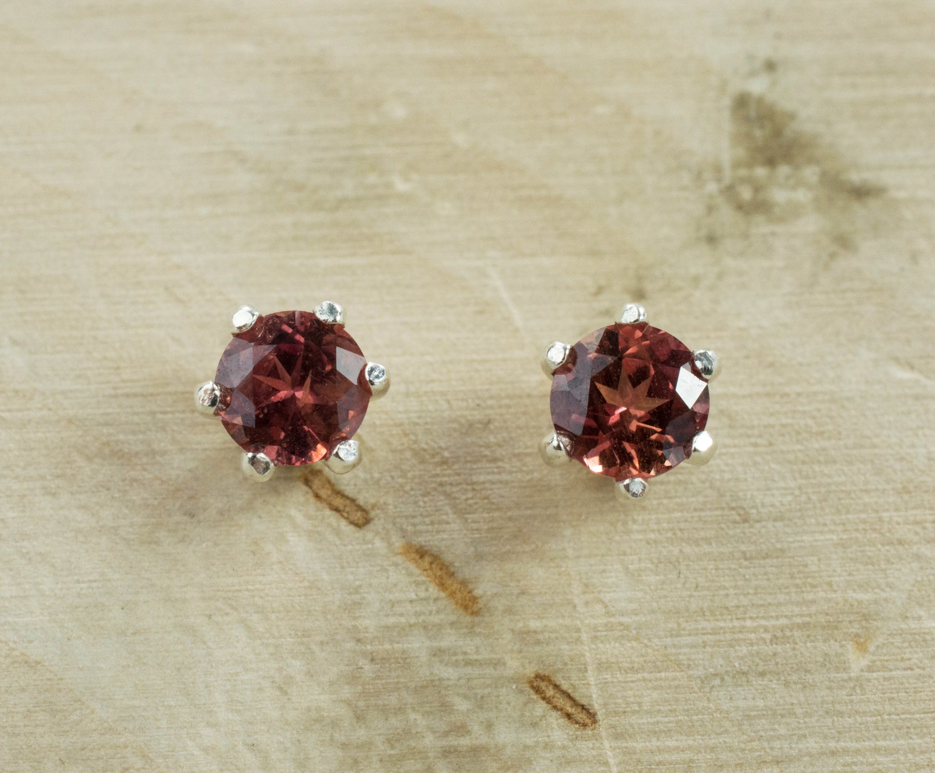 Color Change Sapphire Earrings, Natural Untreated Mozambique Sapphire