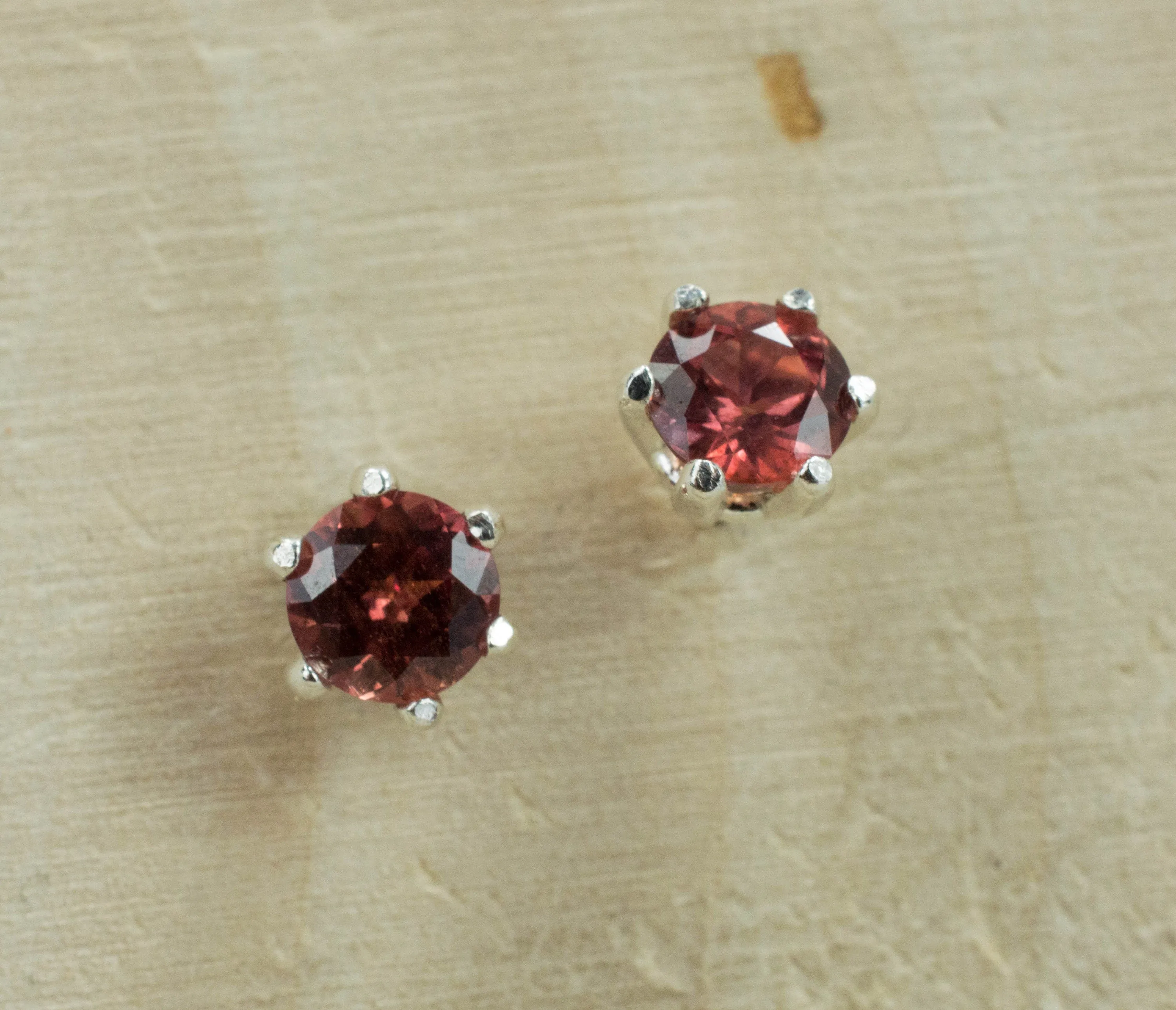Color Change Sapphire Earrings, Natural Untreated Mozambique Sapphire
