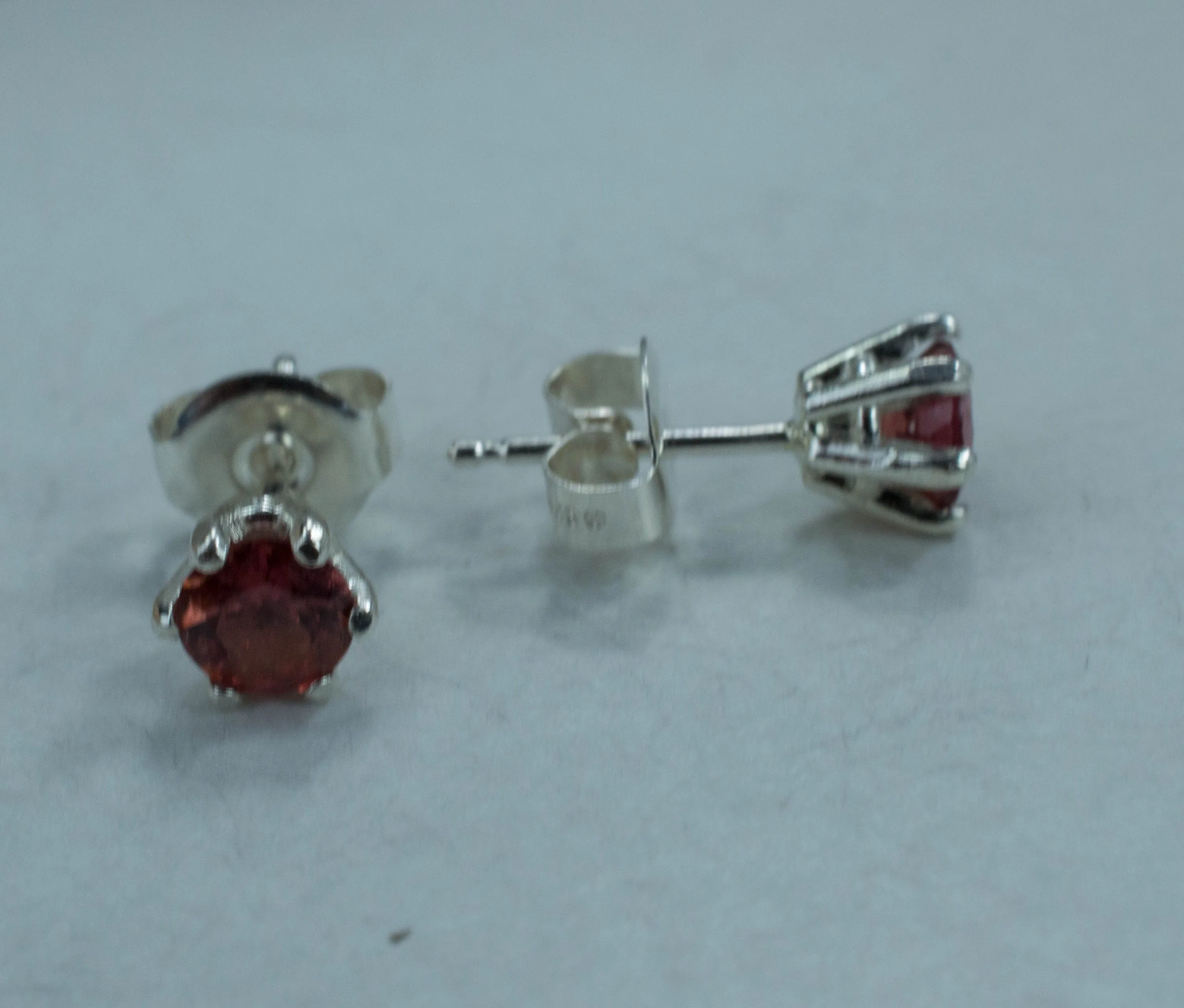 Color Change Sapphire Earrings, Natural Untreated Mozambique Sapphire