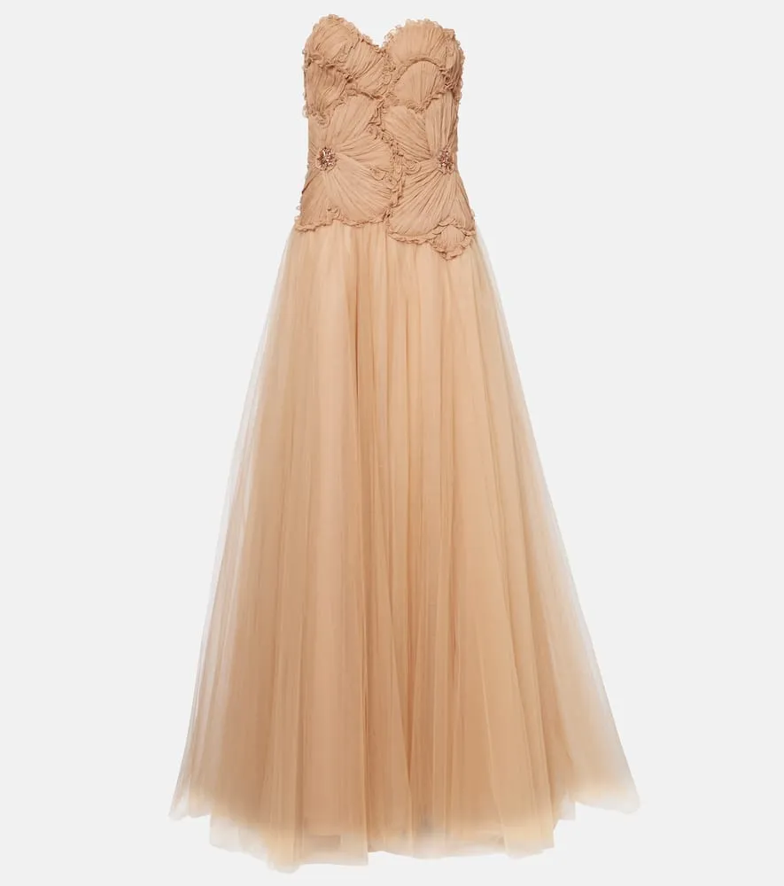 Costarellos Edra embellished gown