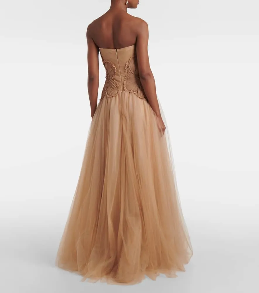 Costarellos Edra embellished gown