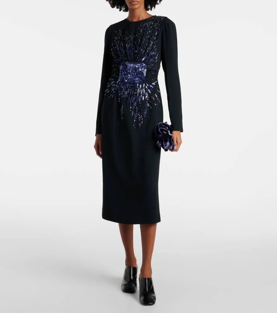 Dries Van Noten Sequined midi dress