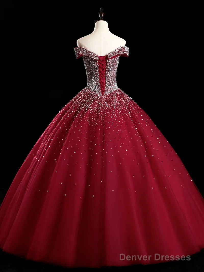Emerald Green Sequin Prom Dresses Beaded Quinceanera Dresses, Sweet 16 Dresses
