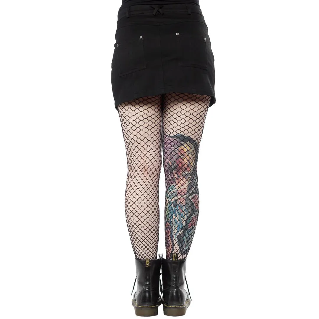 Five Pocket Black Womens Mini Skirt