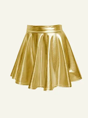Golden Mini Skirt