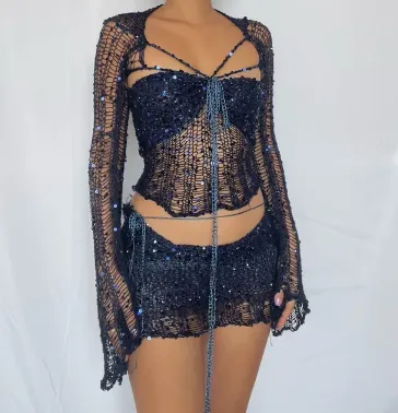 Knit festival co-ord set