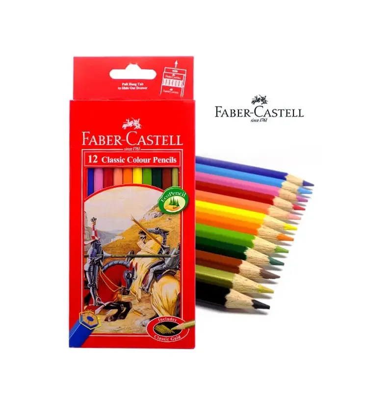 Long-12 Tri Colour Pencils Safe for Children