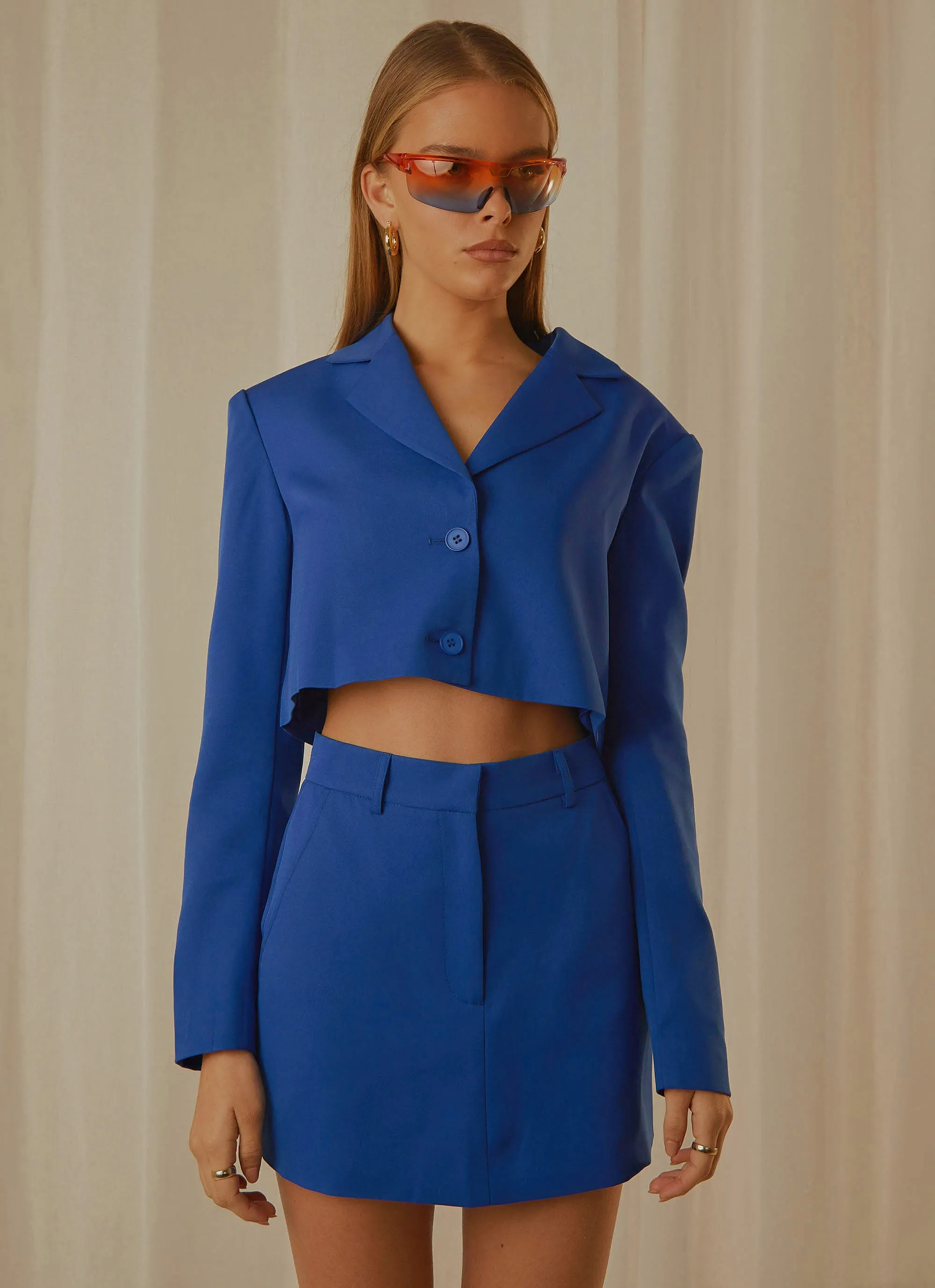 Mariah Skirt - Cobalt